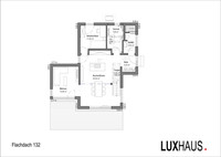 Luxhaus - Haus Flachdach 132 - Grundriss EG