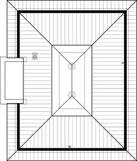 OKAL - Musterhaus Poing - Grundriss Dachgeschoss