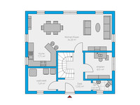 Spektral Haus - Haus Edita 141 - Grundriss Erdgeschoss