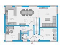 Spektral Haus - Haus Edita 158 - Grundriss Erdgeschoss